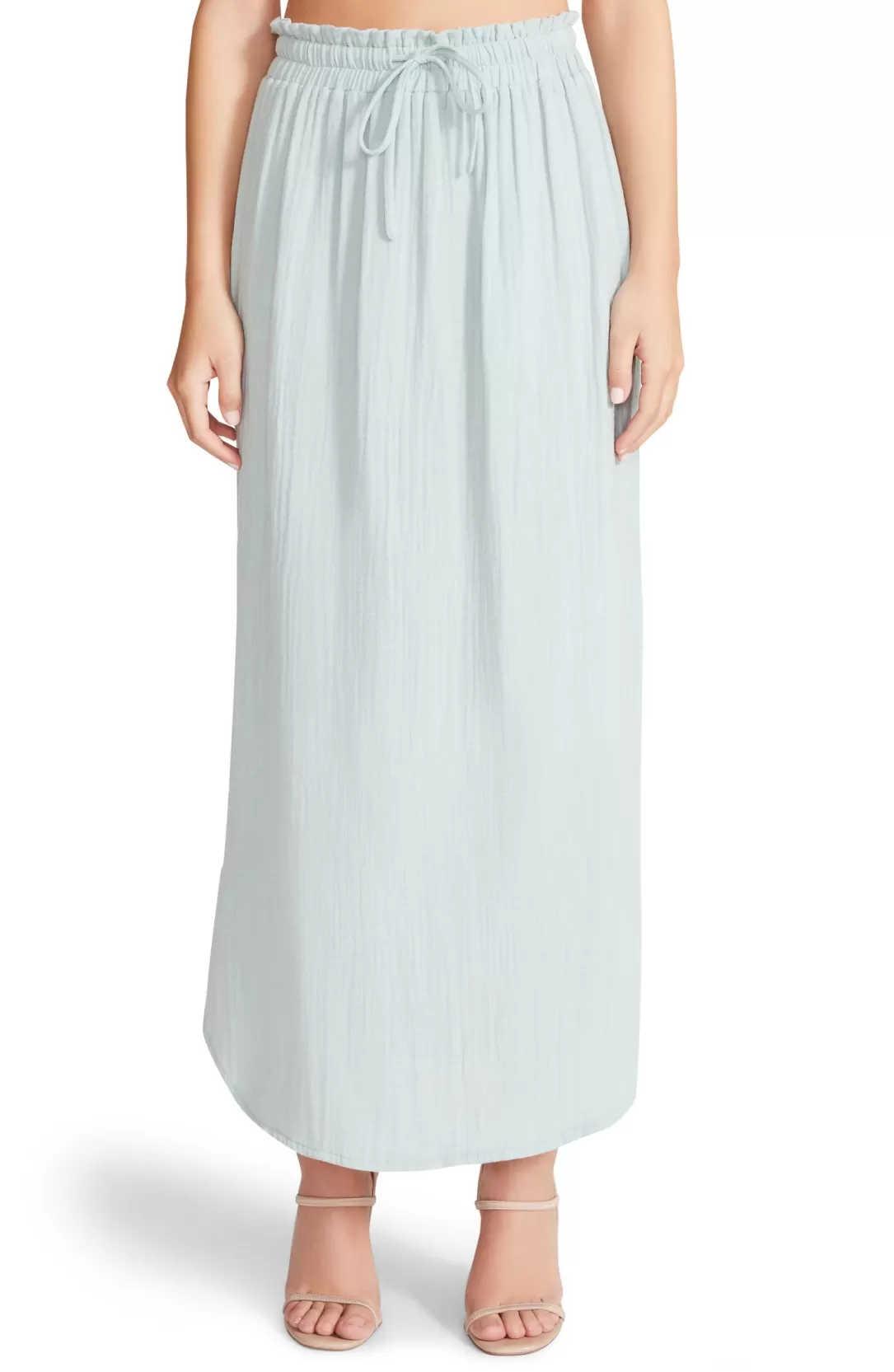 Women BB Dakota by Steve Madden See You Later Gauze Skirt-Sea Mist |