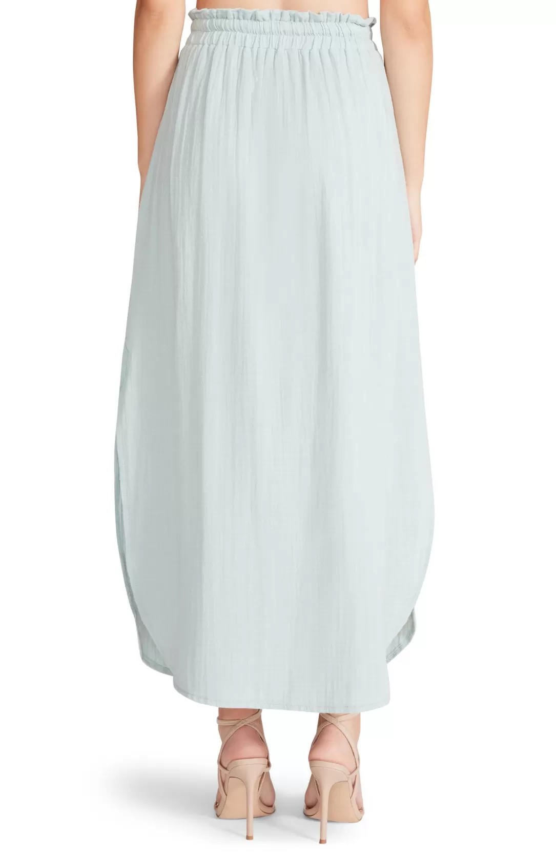 Women BB Dakota by Steve Madden See You Later Gauze Skirt-Sea Mist |