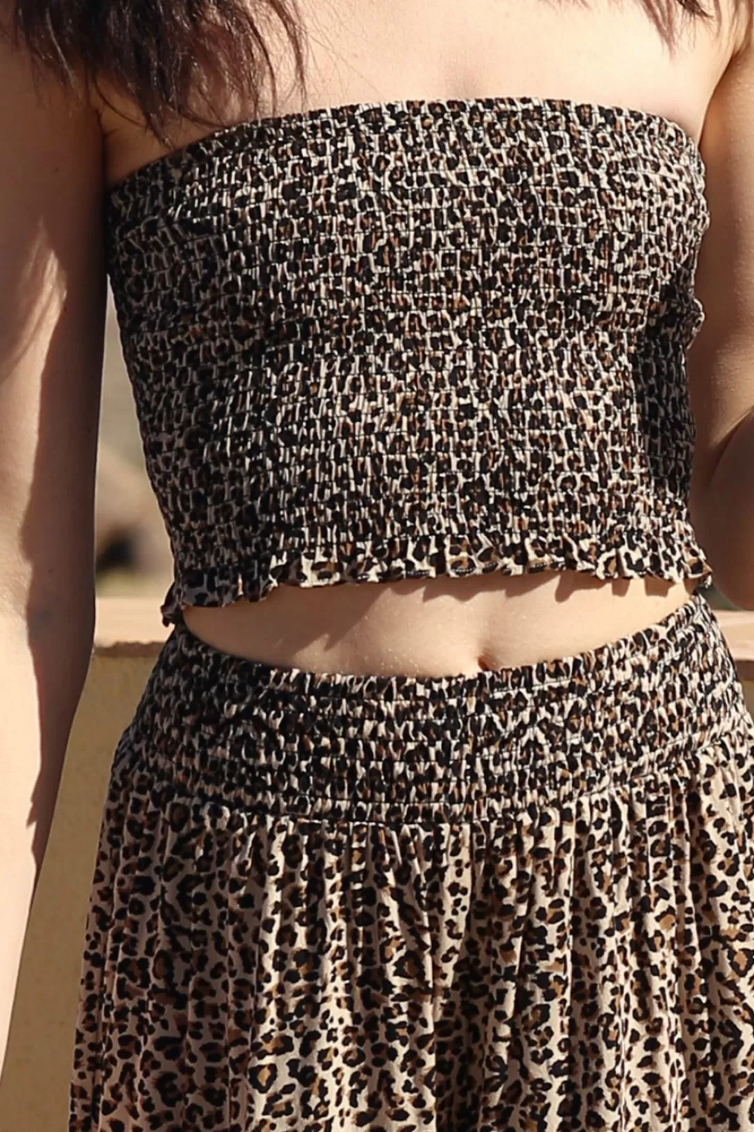 Women Brunette the label The Leopard Tube Top | Koy Resort X Brunette